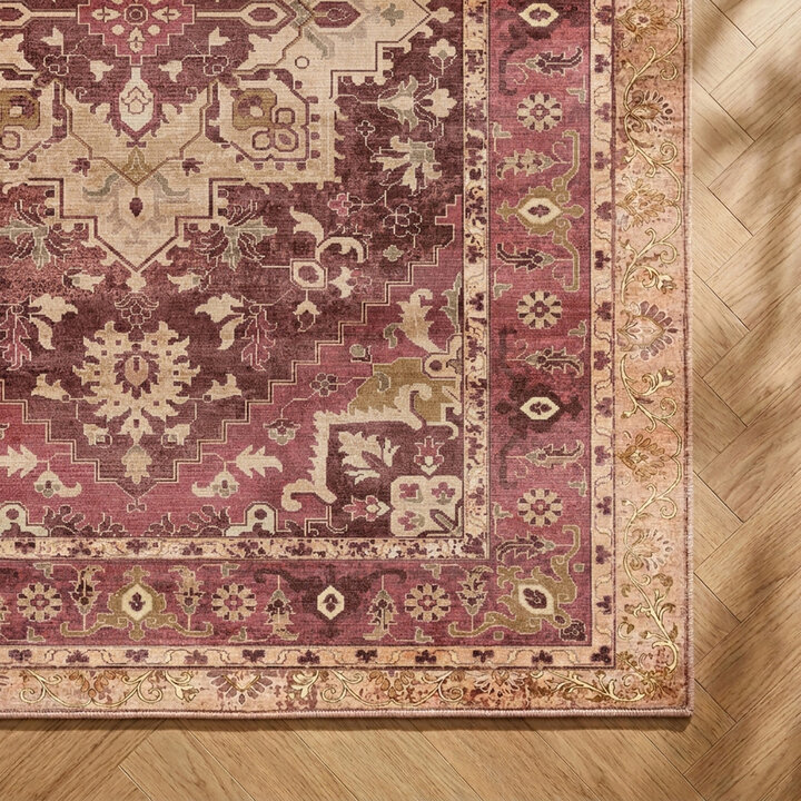 Teppich Vintage - Sage Medaillion Rot - 3