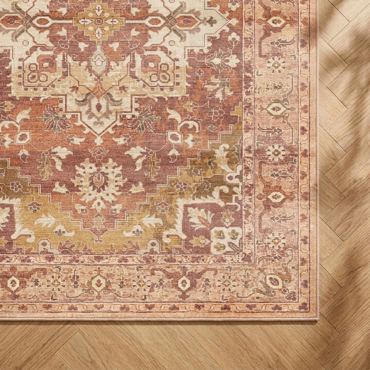 Teppich Vintage - Sage Medaillion Terracotta - 3