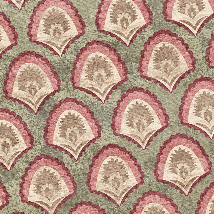 Teppich Vintage - Sage Pattern Grün - 2
