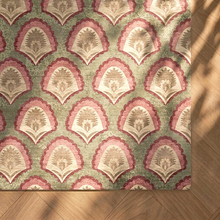 Teppich Vintage - Sage Pattern Grün - 3