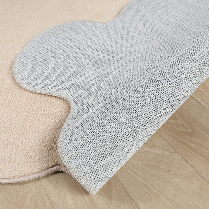 Waschbarer Teppich - Puck Beige - 5