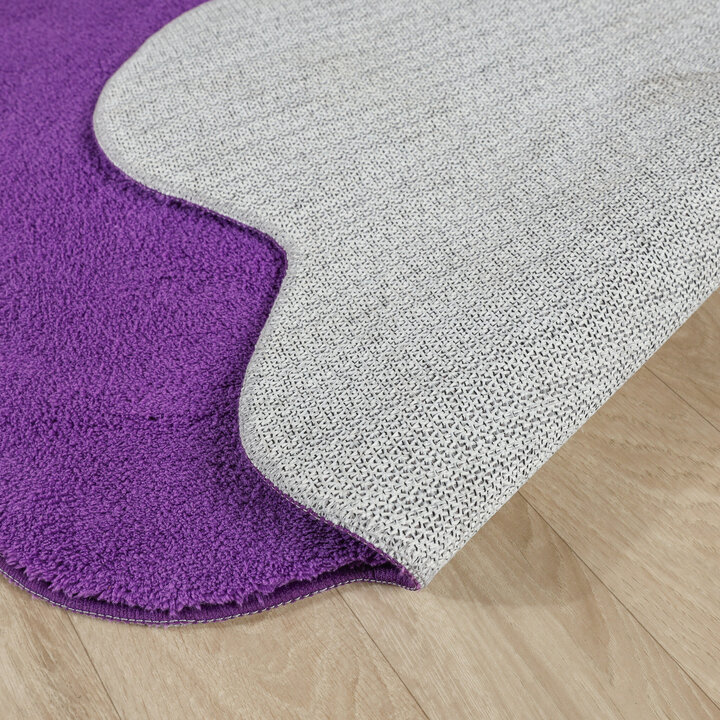 Waschbarer Teppich - Puck Lila - 5