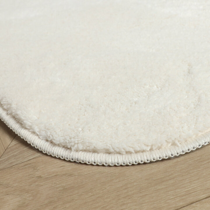 Waschbarer Teppich - Puck Weiß - 4