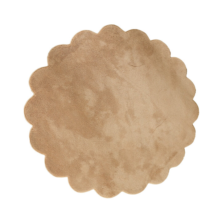 Waschbarer Teppich Rund - Puck Braun - 1