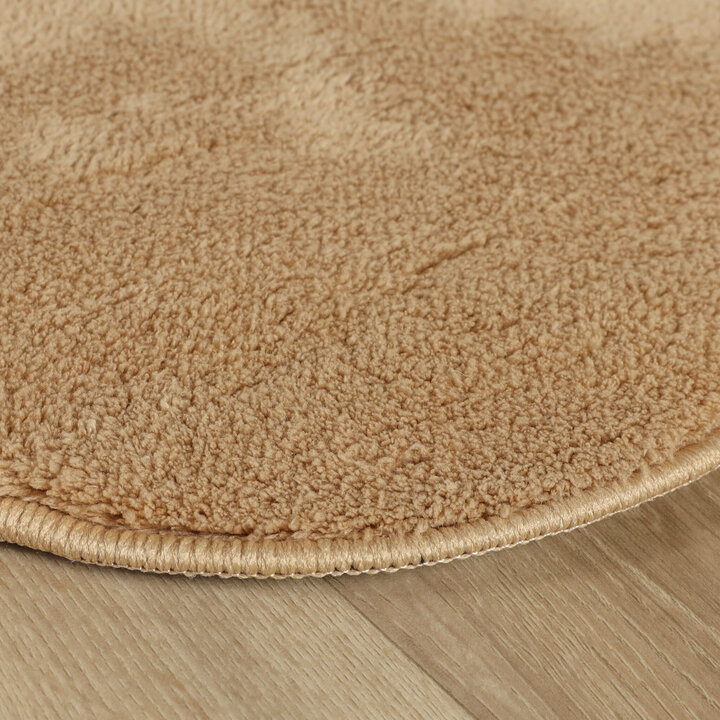Waschbarer Teppich Rund - Puck Braun - 4