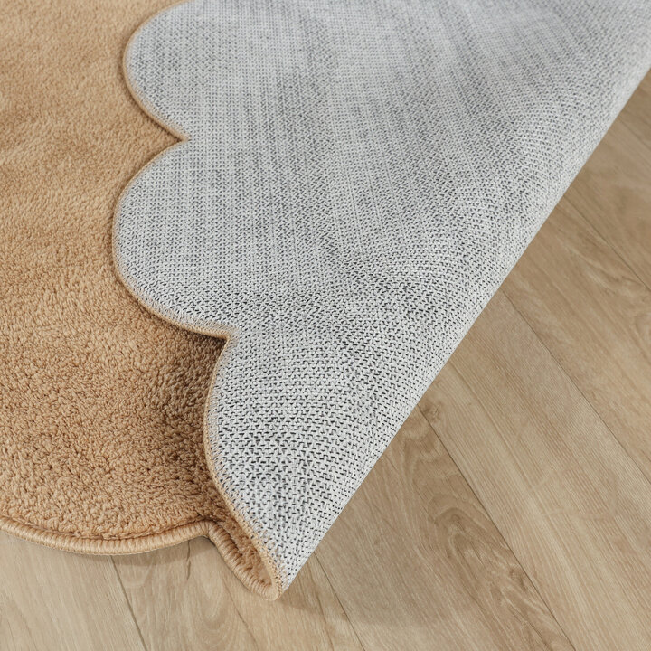 Waschbarer Teppich Rund - Puck Braun - 5