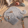 Kinderteppich - Huggy Elefant Grau - thumbnail