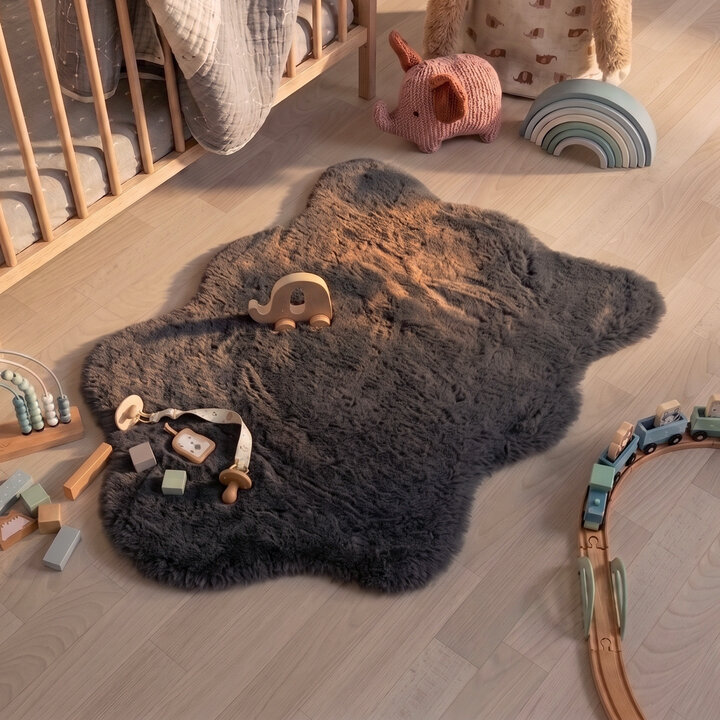 Kinderteppich - Huggy Schaf Anthrazit