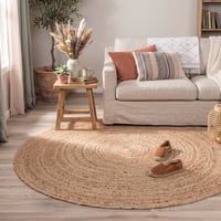 Jute Teppich Rund - Fair Natur