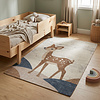 Kinderzimmer Teppich - Balou Hirsch Braun - thumbnail