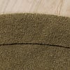 Wollteppich Rund - Isara Border Olivgrün - thumbnail 4