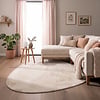 Flauschiger Teppich - Cozy Pebble Creme - thumbnail
