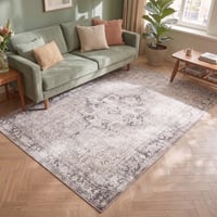 Teppich Vintage - Lugan Hellbraun