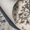 Geometrischer Outdoor Teppich - Mosaic Dot Grün - thumbnail 4