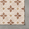 Geometrischer Outdoor Teppich - Mosaic Dot Terra - thumbnail 3