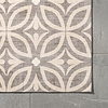 Geometrischer Outdoor Teppich - Mosaic Petal Creme - thumbnail 3
