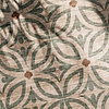 Geometrischer Outdoor Teppich - Mosaic Petal Grün - thumbnail 2