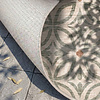 Geometrischer Outdoor Teppich - Mosaic Petal Grün - thumbnail 4