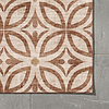 Geometrischer Outdoor Teppich - Mosaic Petal Terra - thumbnail 3