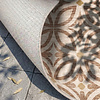Geometrischer Outdoor Teppich - Mosaic Petal Terra - thumbnail 4