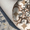 Geometrischer Outdoor Teppich - Mosaic Clover Terra - thumbnail 4