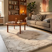 Hochflor Teppich - Comfy Supreme Weiß