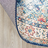Teppich Vintage Rund - Azara Hellblau