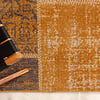 Teppich Vintage - Spring Patchwork Ockergelb Taupe - thumbnail 5