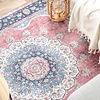 Teppich Vintage - Lily Medaillon Rot Rosa 