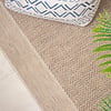 In- & Outdoor Jute Teppich - Fora Edge Natural - thumbnail 2