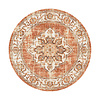 Teppich Vintage Rund - Spring Medaillon Terracotta Creme - thumbnail 1