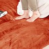 Hochflor Teppich Rund - Comfy Terracotta 