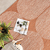 In- & Outdoor Teppich - Porto Curves Terracotta - thumbnail 2