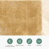 Waschbarer Viskose Teppich - Vive Gold - thumbnail 4