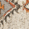 Hochflor Teppich Rund - Blend Aztec Creme Bunt