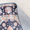 Teppich Vintage Rund - Imagine Oriental Blau 