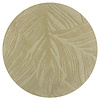 Moderner Teppich Rund - Solacio Leaves Olivgrün