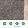 Waschbarer Teppich - Clean Dunkelgrau - thumbnail 4