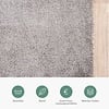 Waschbarer Teppich - Clean Hellgrau - thumbnail 4