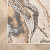 Teppich Modern - Leonore Marmor Creme Grau