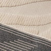 Waschbarer Teppich - Dunya Zebra Weiß