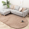 Hochflor Teppich Oval - Comfy Supreme Taupe - thumbnail