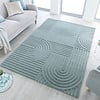 Moderner Teppich - Solacio Zen Blau Grün - thumbnail