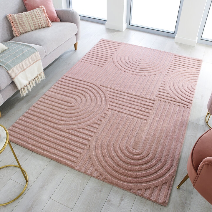 Moderner Teppich - Solacio Zen Rosa