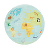 Kinderteppich Rund - Globe Hellblau - thumbnail 1