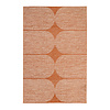 In- & Outdoor Teppich - Porto Curves Terracotta - thumbnail 1