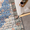 In- & Outdoor Teppich Vintage - Kairo Medaillon Dunkelblau Terra - thumbnail 2