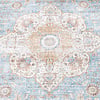 In- & Outdoor Teppich Vintage - Kairo Medaillon Hellblau Creme - thumbnail 3
