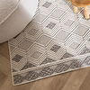 Nachhaltiger Teppich - Lorre Blocks Weiß Grau  - thumbnail 2
