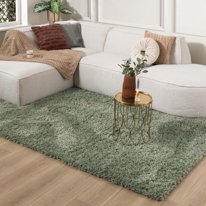 Shaggy Teppich - Blaze Grün